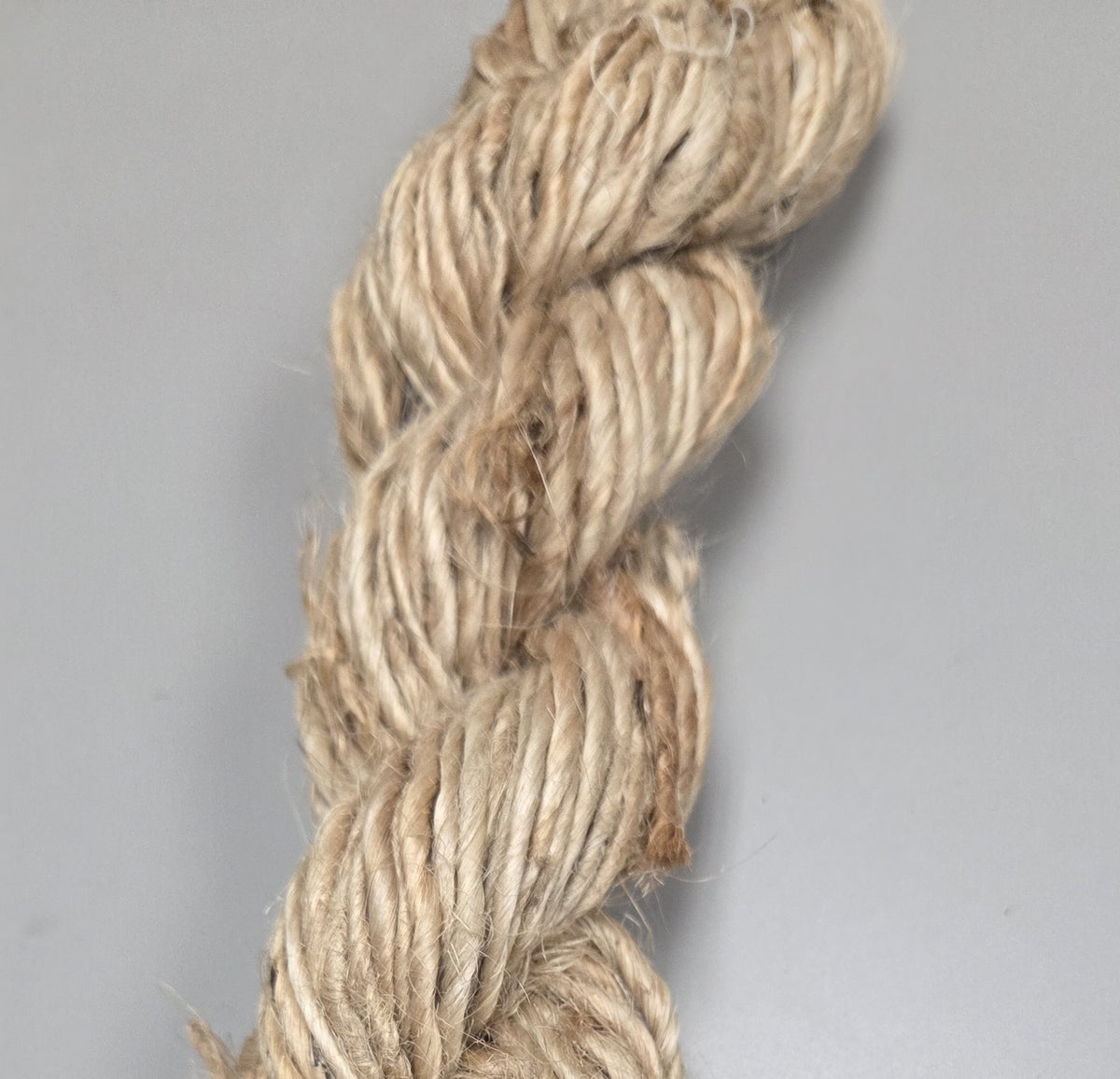 Ramie Bast Fiber Yarn Cordage. Natural Single Spun Twine