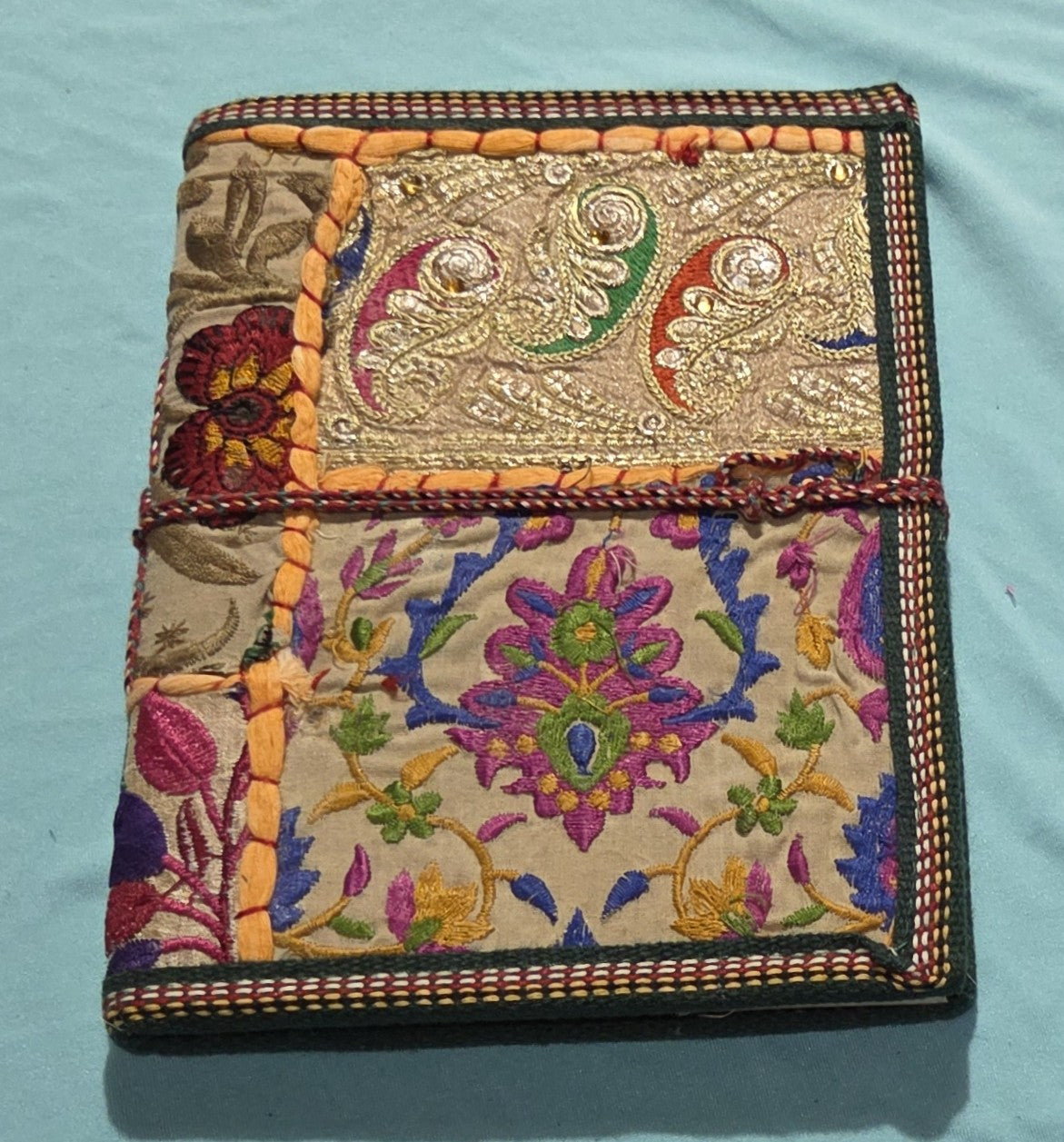 Art Journal Handmade Reclaimed Silk Saree