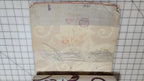 Roll Pre-War Japanese Textile Silk Fabric Kimono Floral Silver Stamp Yuki