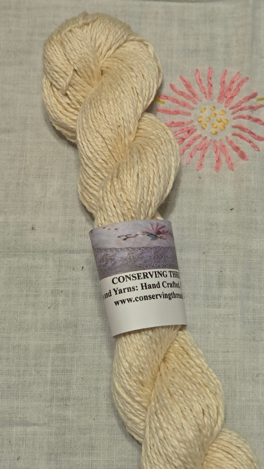 Limited Run, USA Cotton Yarn, Boutique Mill Spun. Fingering Weight - 125 Yards - 50 Grams Skein.