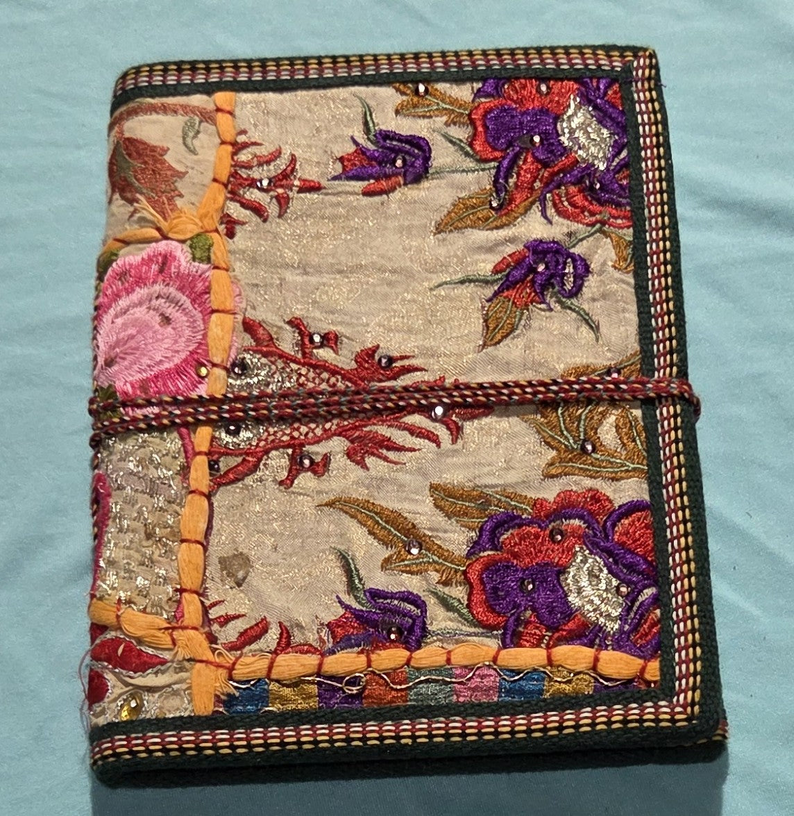 Art Journal Handmade Reclaimed Silk Saree