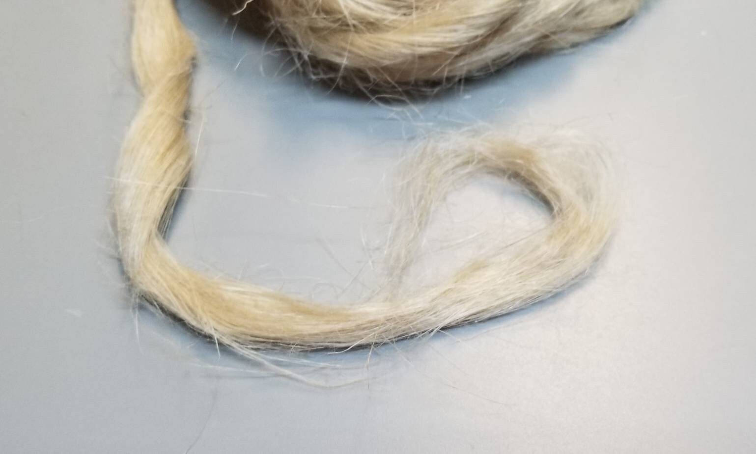 Hemp Fiber. Sliver Natural Top Roving. – Conserving Threads