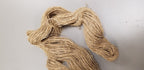 Hemp Yarn, 6 Ounce, Hand-Spun Skein, Natural, Great for Kitting, Basketry, Crochet, Weaving, Craft, and Fiber Arts