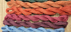 Linen 10 Skein Mini Set. Nature Grown Yarn. Natural Dyed. 600 Yards Total. Great for fine knitting, crochet, slow stitching and thread art