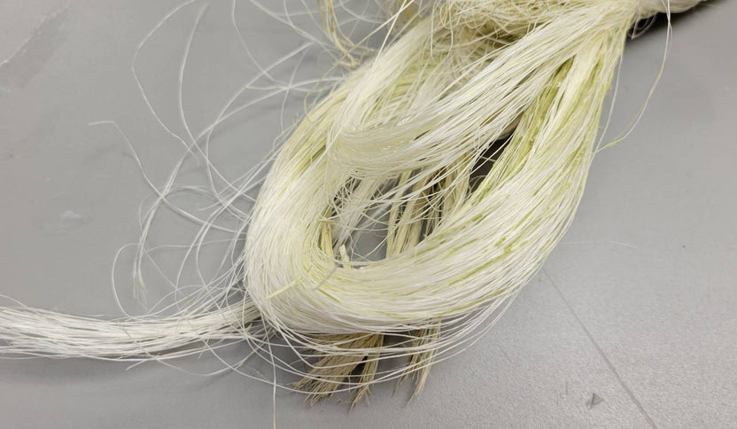 Pineapple Fiber Bundle, 100% Vegetable Fiber, Raw Not Combed ...