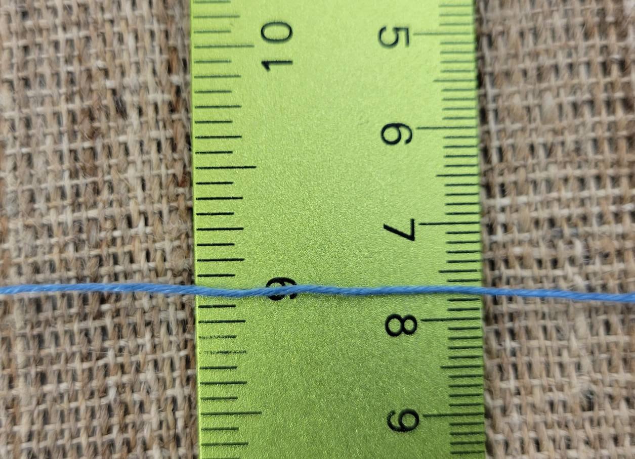 Black Thread - 10 Yards Linen 100% Organic Yarn Naturally Dyed Kasheem Iron Water. Slow Stitch, Embroidery, Stitching, Sewing or Thread Work
