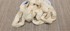 Soyabean Protein Fiber, 1 oz (ounces), Fiber Made from Okara, Great for Spinning, Knitting, Fiber Arts and Crafts