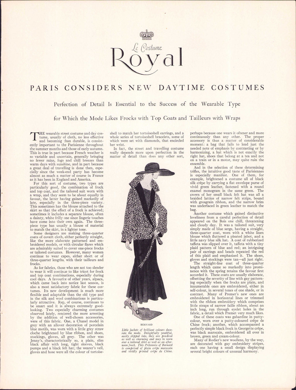 1923 Le Costume Royal August, Pattern Catalog E-book INSTANT DOWNLOAD 1920s Women's and Children's Fashion Magazine, Vol 27, No 11.