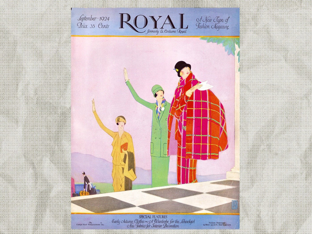 1924 Royal Formerly Le Costume Royal September, Pattern Catalog E-book DOWNLOAD Women's and Children's Fashion Magazine, Vol 28, No 12.