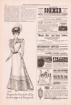 1898 Le Bon Ton Le Moniteur de la Mode United April. Catalog Monthly Report. Paris Fashions Ladies Dress, E-book DOWNLOAD, Vol 47 No 4.