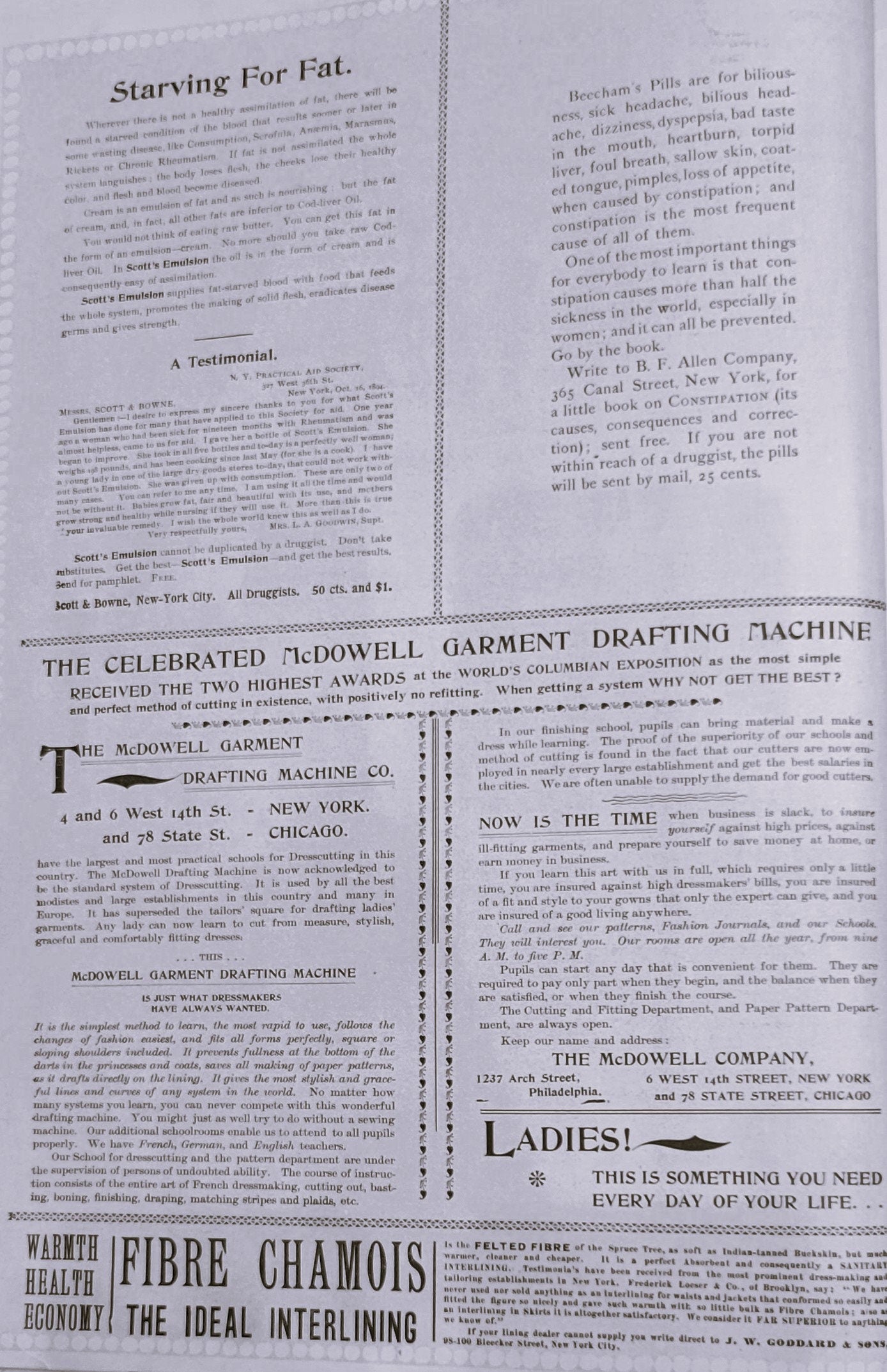 1895 The French Dressmaker January. A. McDowell & Co. Ladies' Fashion Mail Order Journal Catalog, Mail Order, E-book DOWNLOAD, Vol 11 No 1.