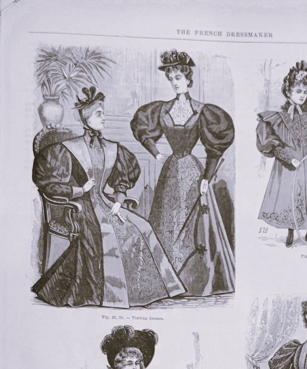 1895 The French Dressmaker January. A. McDowell & Co. Ladies' Fashion Mail Order Journal Catalog, Mail Order, E-book DOWNLOAD, Vol 11 No 1.