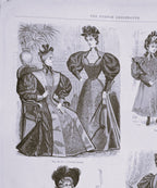 1895 The French Dressmaker January. A. McDowell & Co. Ladies' Fashion Mail Order Journal Catalog, Mail Order, E-book DOWNLOAD, Vol 11 No 1.