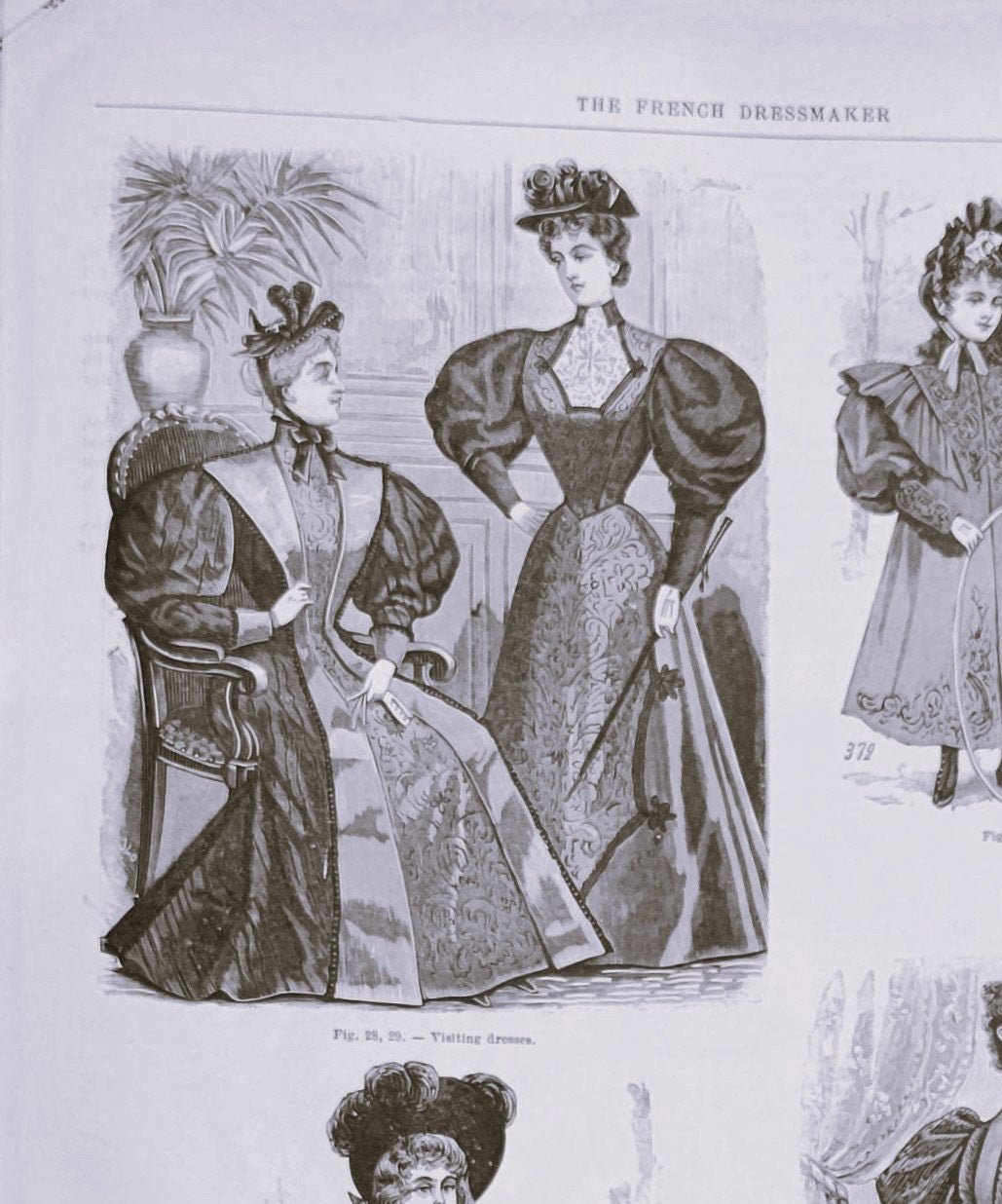 1895 The French Dressmaker January. A. McDowell & Co. Ladies' Fashion Mail Order Journal Catalog, Mail Order, E-book DOWNLOAD, Vol 11 No 1.
