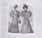 1895 The French Dressmaker January. A. McDowell & Co. Ladies' Fashion Mail Order Journal Catalog, Mail Order, E-book DOWNLOAD, Vol 11 No 1.