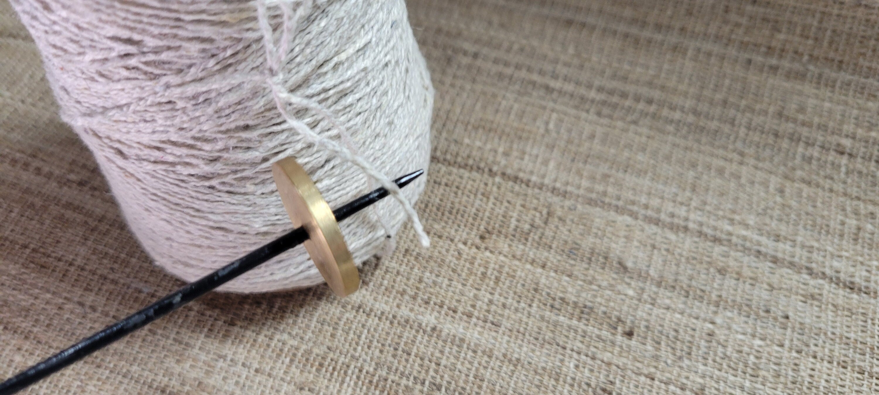 Seaweed Yarn, 250 Yards. Macro Algae Natural. Fingering Weight. Great for Kitting, Crochet, Weaving, Craft, Fiber Arts, Slow Stitching.