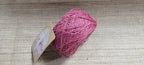 Hemp Yarn 2-ply, 250 Yards. Maroon Natural Fine Twine. Great for Kitting, Crochet, Craft, Fiber Arts