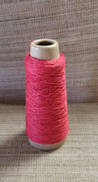 Red Hemp 100% 2-ply Yarn 250 Yards Natural Fine Twine Great for Kitting, Crochet, Craft, Fiber Arts