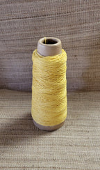 Yellow Hemp 100% 2-ply Yarn 250 Yards Natural Fine Twine Great for Kitting, Crochet, Craft, Fiber Arts