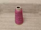 Hemp Yarn 2-ply, 250 Yards. Maroon Natural Fine Twine. Great for Kitting, Crochet, Craft, Fiber Arts