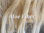 Aloe Long Fiber Bundle. 1 oz. 100% Natural Fiber. Great for Basketry, Knitting, Weaving, Fiber Arts, ect
