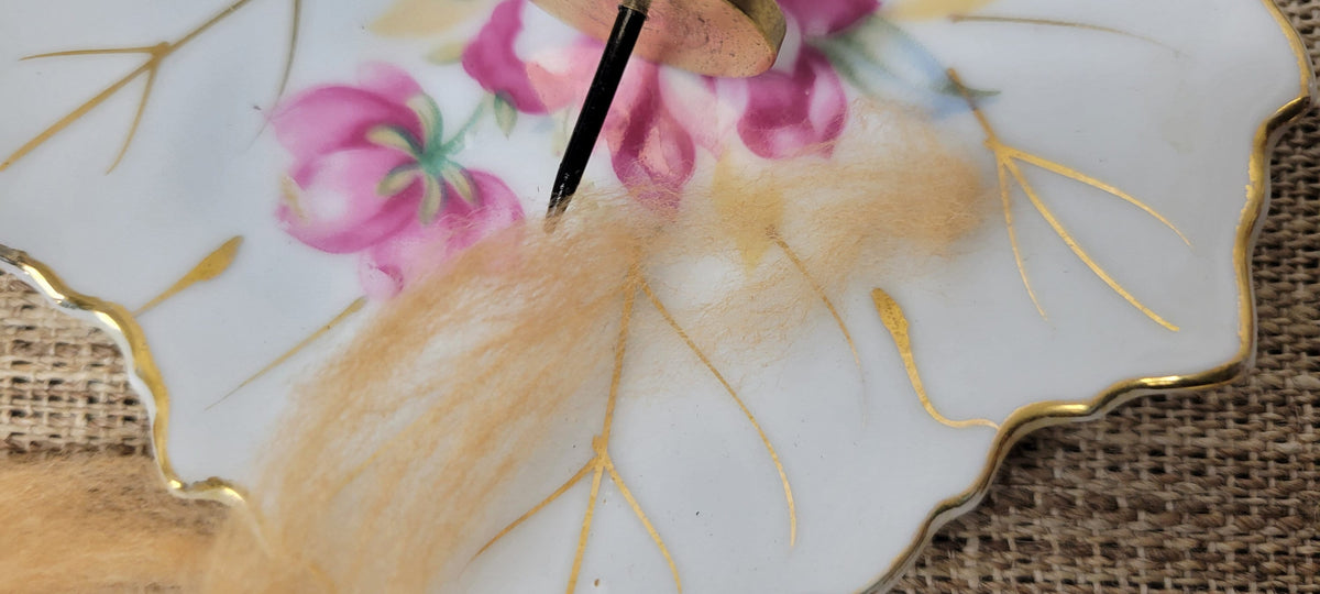 Brown Cotton USA Grown Natural Fiber Sliver, Light Brown Color. Great Gift Idea for Spinner, Weaver and Fiber Artist, Artists, ect.