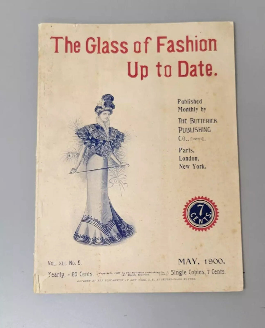Original The Glass of Fashion. May 1900. Butterick Publishing. Vol 41 No 5.