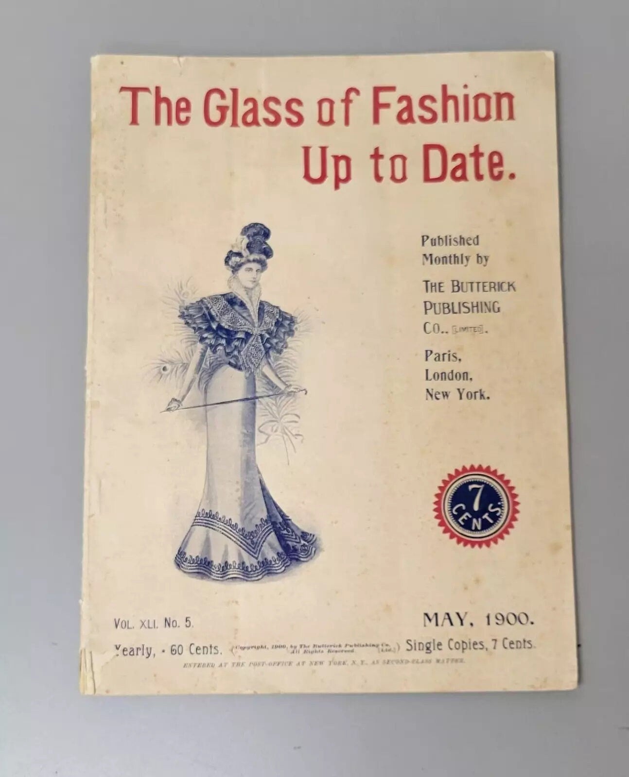 Original The Glass of Fashion. May 1900. Butterick Publishing. Vol 41 No 5.