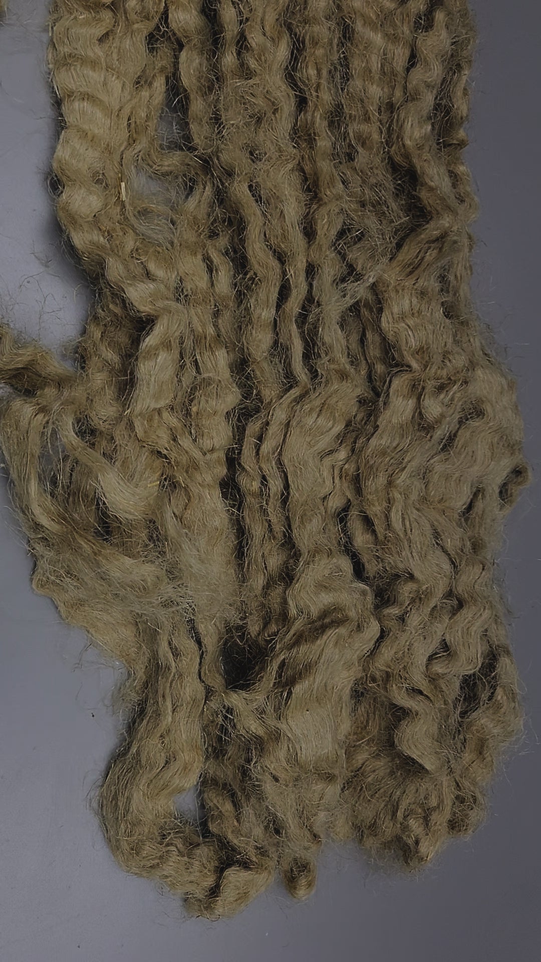 Flax Fiber Natural Top Sliver. 2 oz.