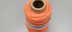 Cotton Yarn Orange, Hand Spun, 2 Ply Fingering Weight on Cone.