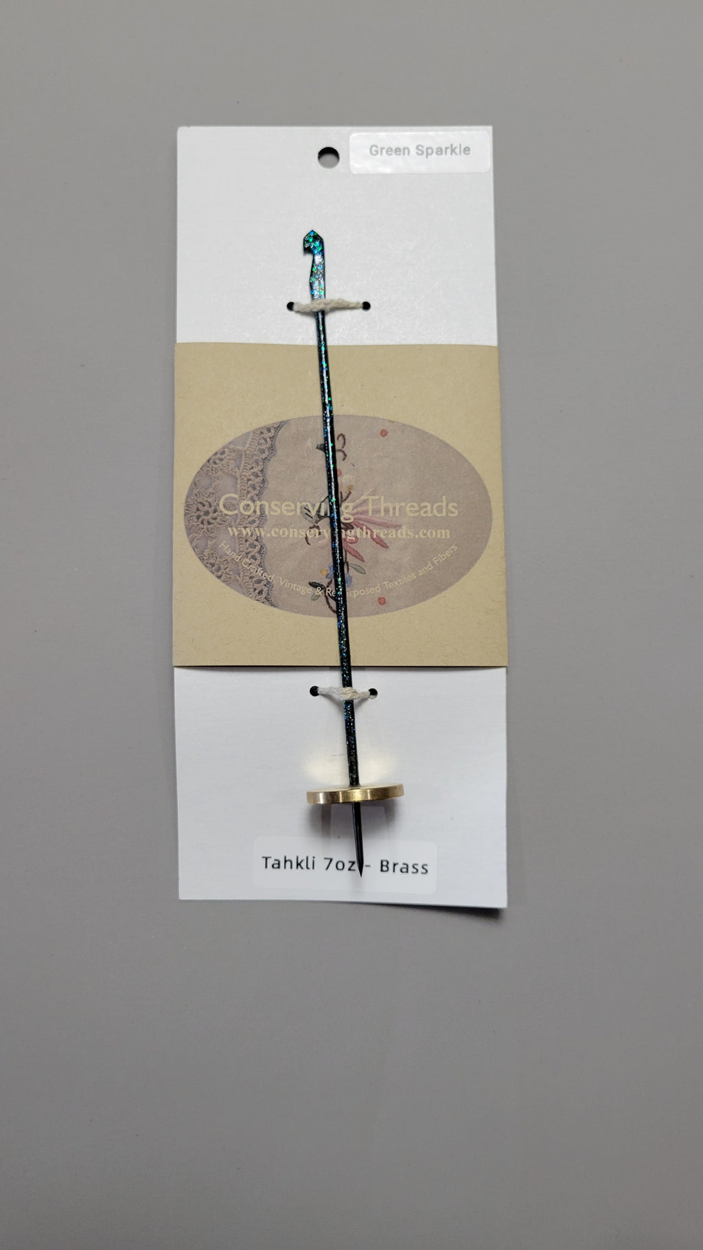 Tahkli Spindle. 0.7 oz. Great for spinning Cotton, Hemp, Flax, ect.