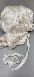 Lemon Fiber (RCFs). 1 ounce. Combed Sliver.
