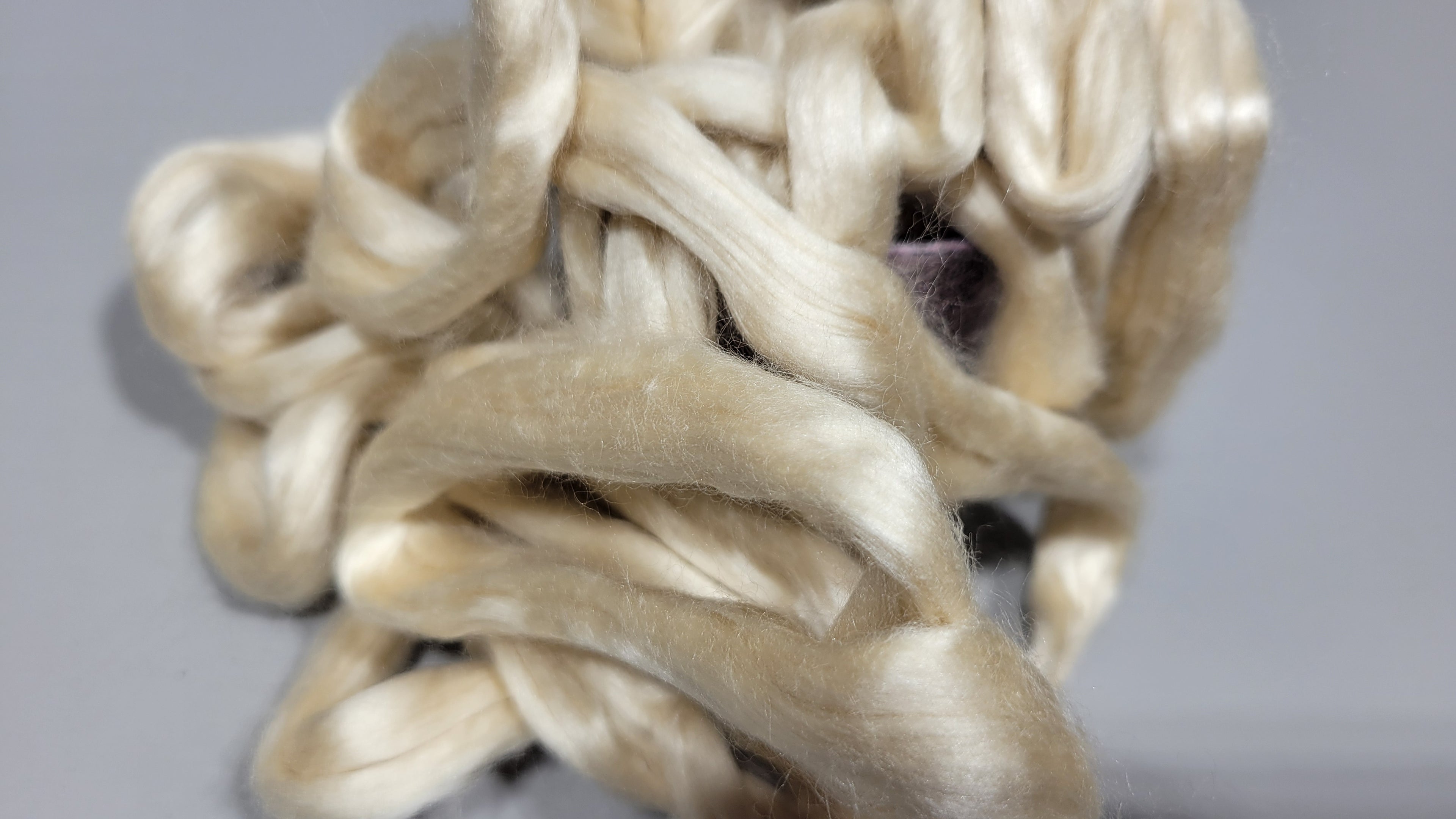 Seacell Fiber (RCFs). 1 ounce. Combed Sliver.